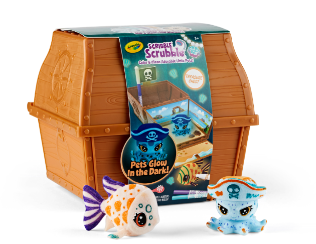 彩繪百變夜光海洋藏寶盒