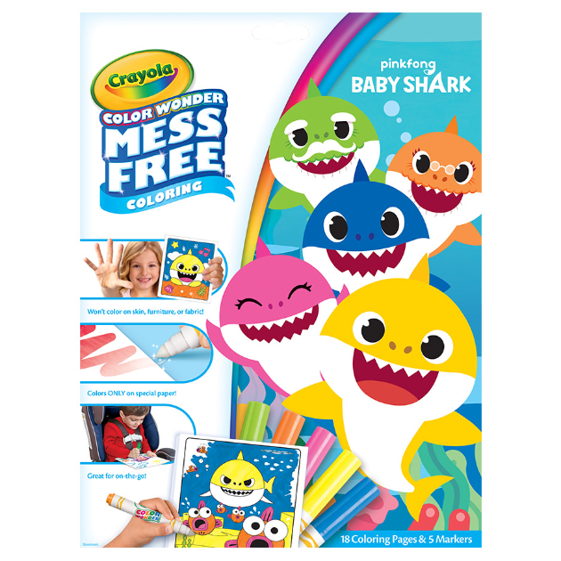 神彩著色套裝-鯊魚寶寶(紙盒)