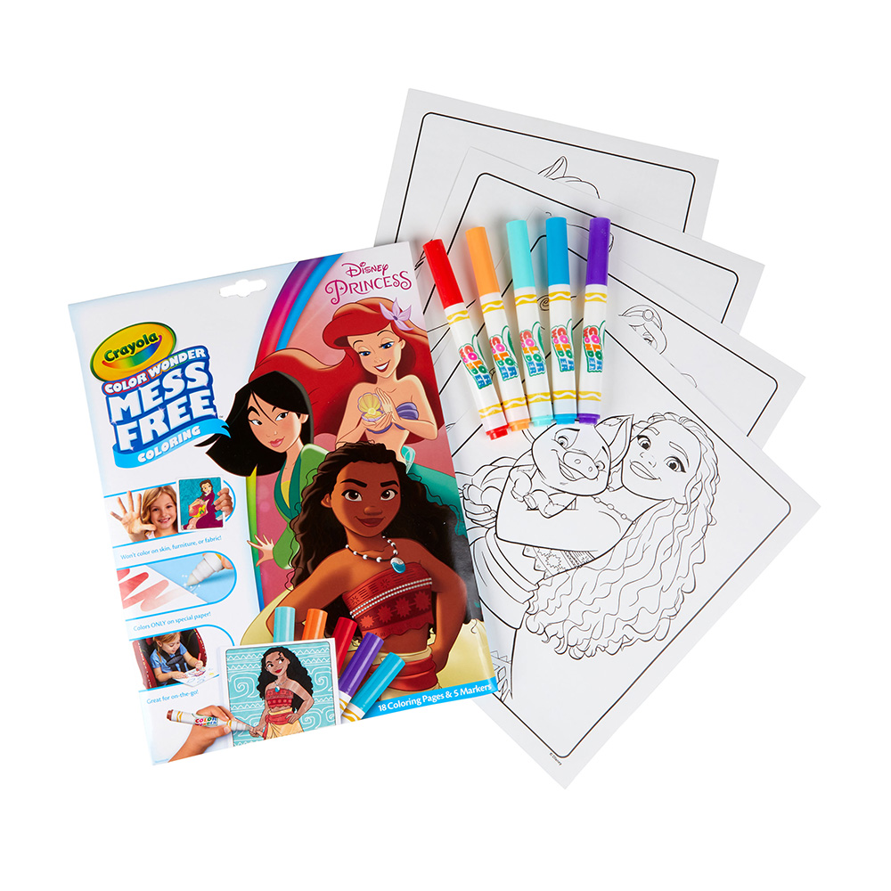 神彩著色套裝-迪士尼公主(紙盒)